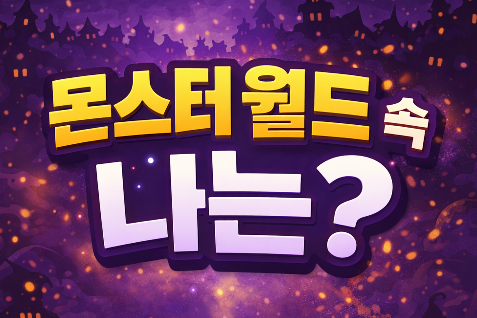 몬스터 월드 여봉이 테스트 이미지